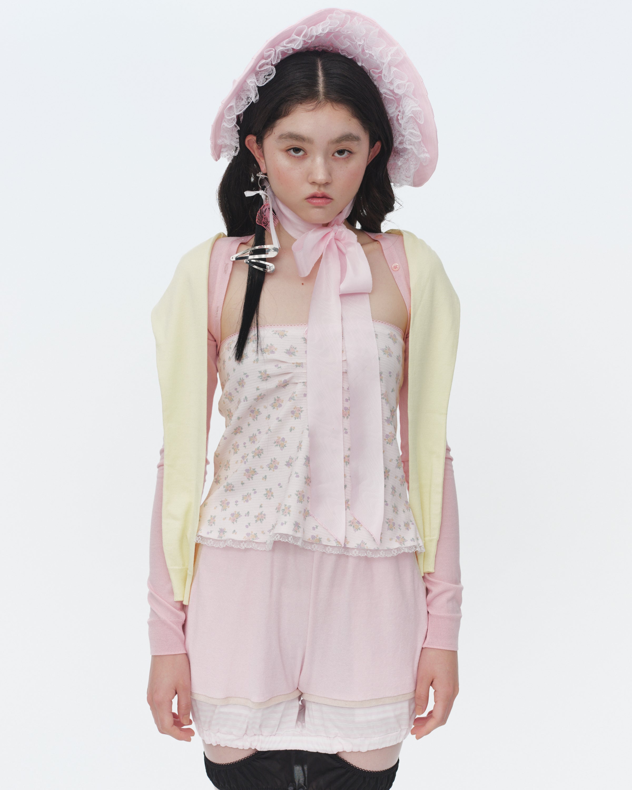 Hairdo Earrings / Pink / D'heygere x JennyFax