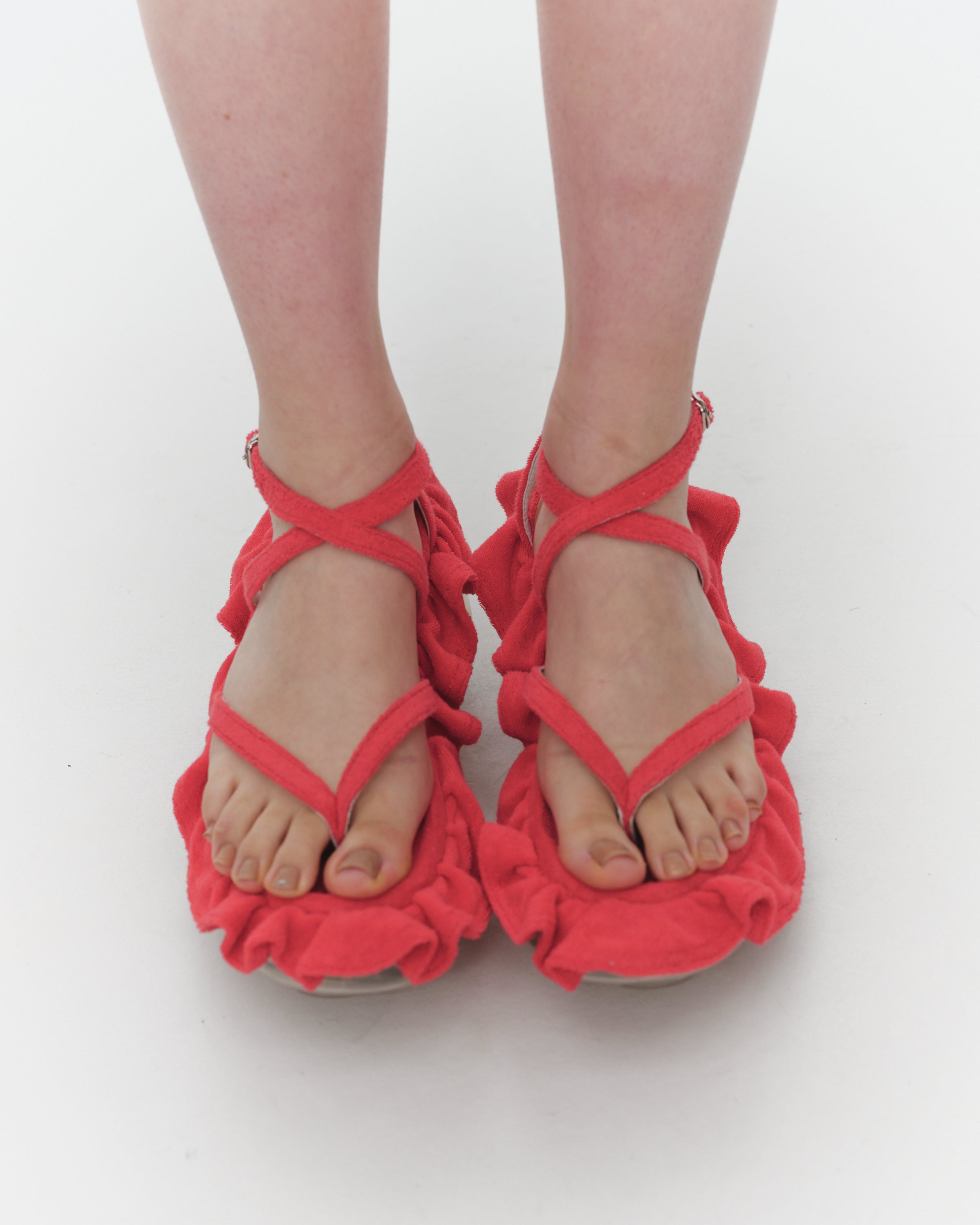 SS26受注】Sandal Moon / Red｜MIKIOSAKABE&JennyFax公式ストア