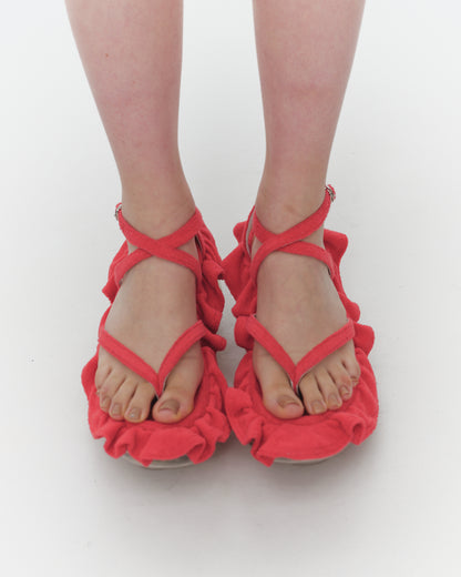 【SS26受注】Sandal Moon / Red / JFSS26SH01