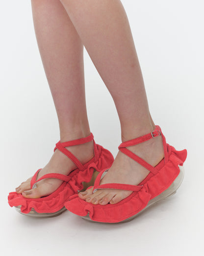 【SS26受注】Sandal Moon / Red / JFSS26SH01