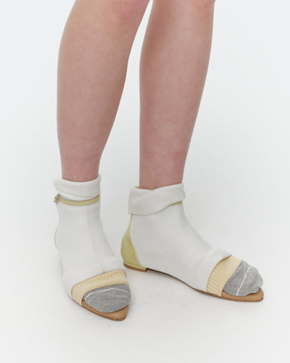 【SS26受注】Socks Plus Plus / White / JFSS26SH05