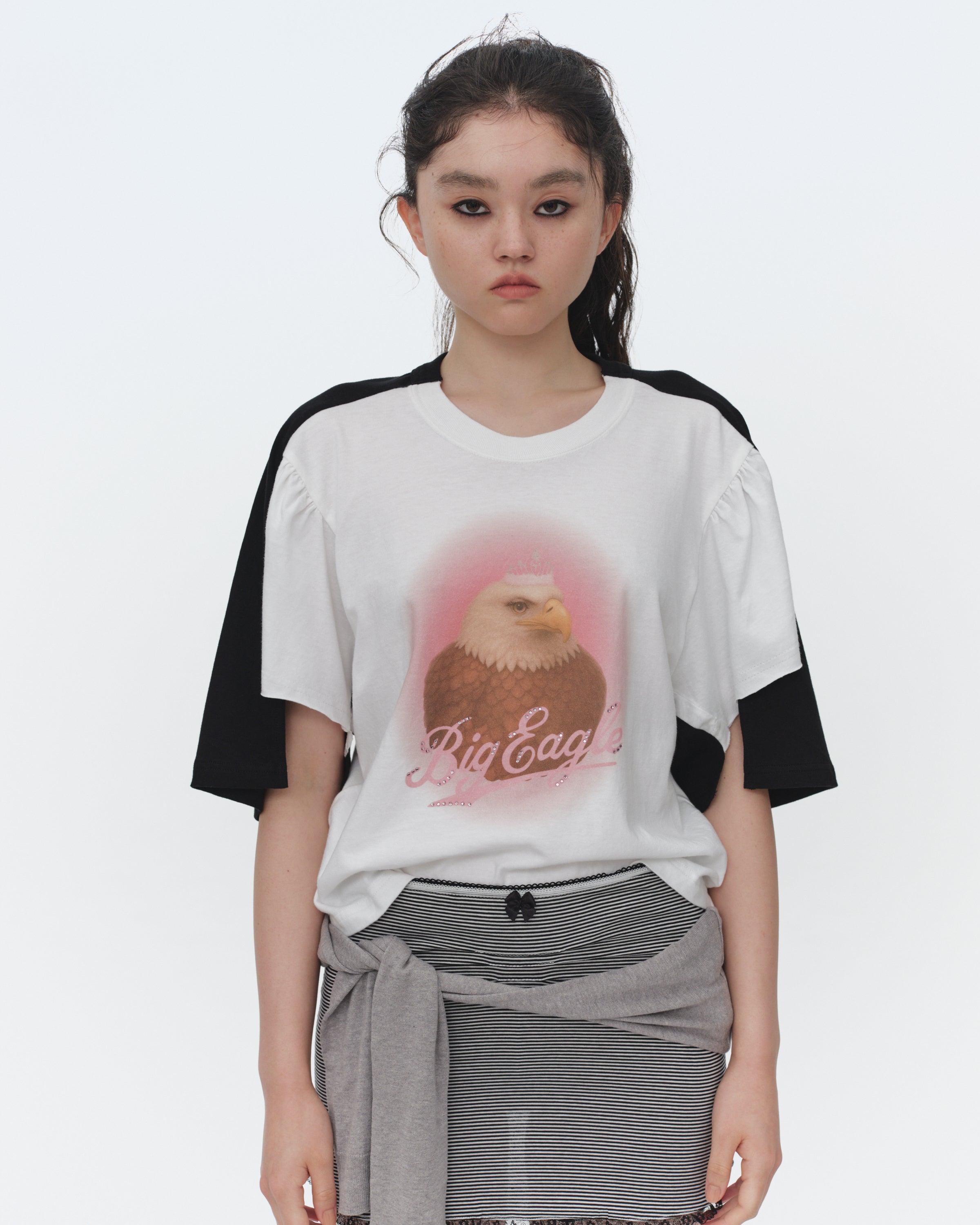 SS26受注】Big Eagle T Shirt / White｜MIKIOSAKABE&JennyFax公式