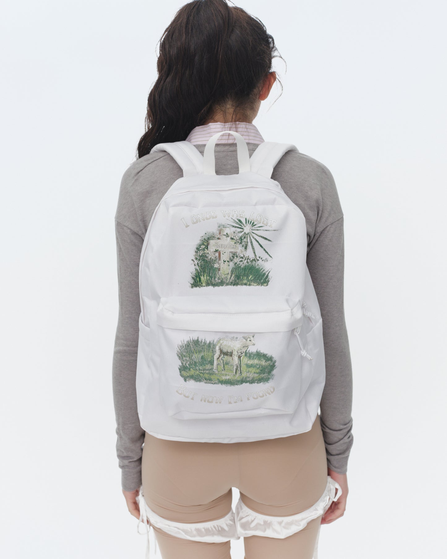 【SS26受注】I'm Found Backpack / White / JFSS26BAG01