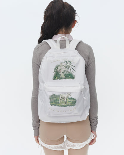 【SS26受注】I'm Found Backpack / White / JFSS26BAG01