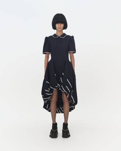 【SS26受注】Balloon Dress / Navy / MSS26D04