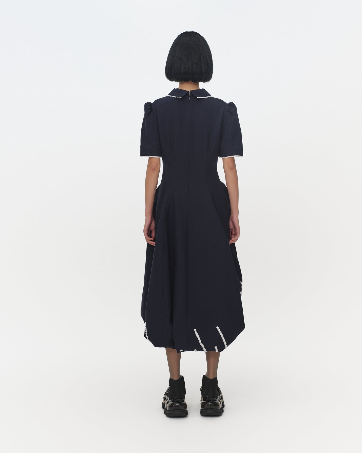 【SS26受注】Balloon Dress / Navy / MSS26D04