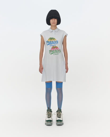 【SS26受注】Polo Shirt Mini Dress / Blue / MSS26T05