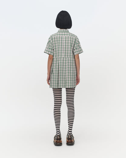 【SS26受注】Mini Ribbon Dress / Green / MSS26D02