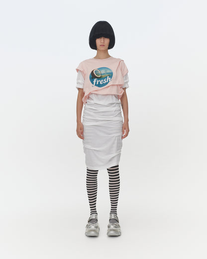 【SS26受注】Confusing T-Shirt / Pink-White / MSS26T02