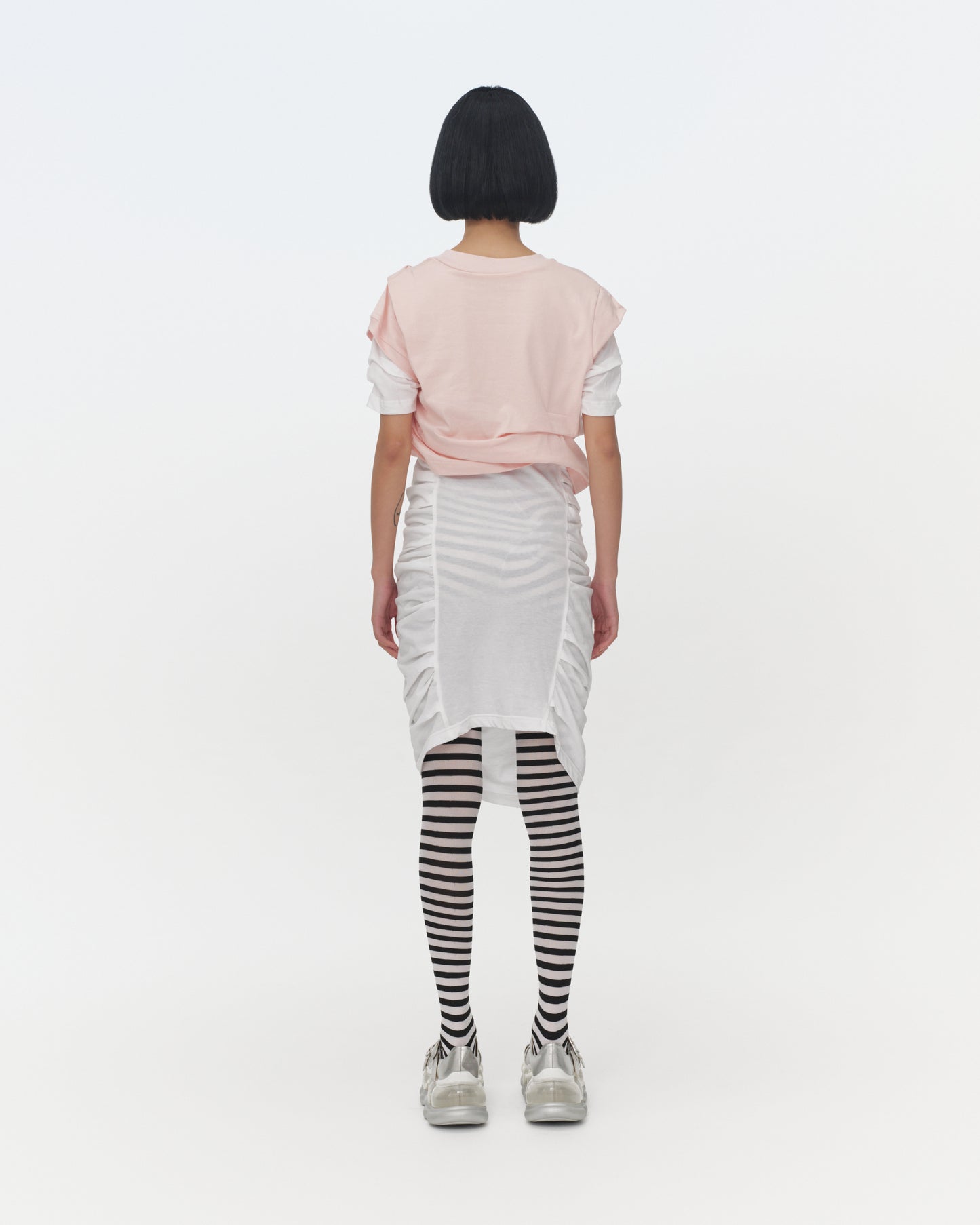 【SS26受注】Confusing T-Shirt / Pink-White / MSS26T02