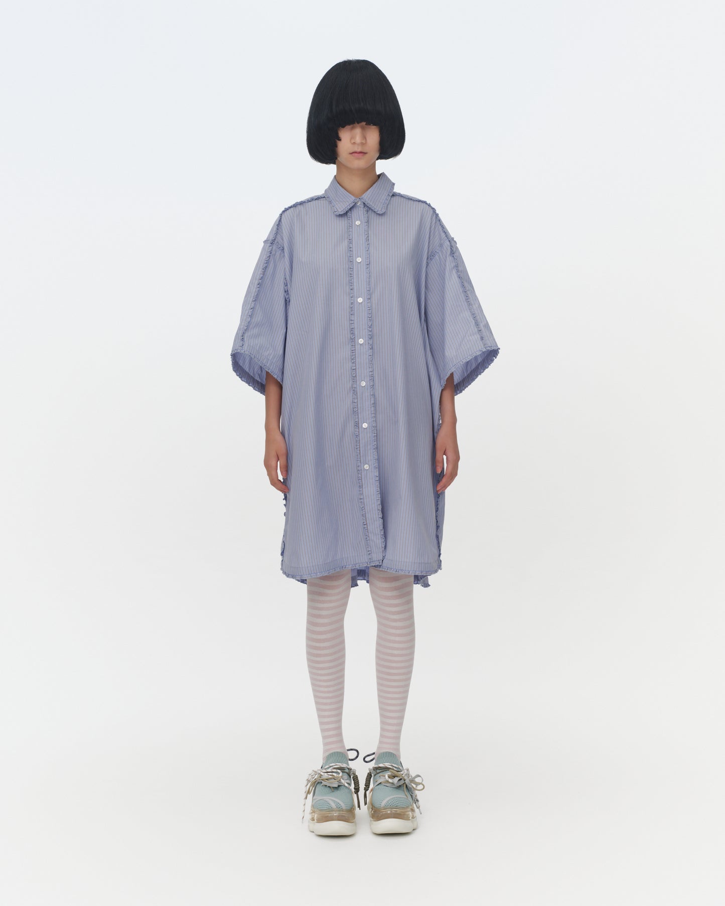 【SS26受注】Inside Out Shirt / Blue / MSS26B04