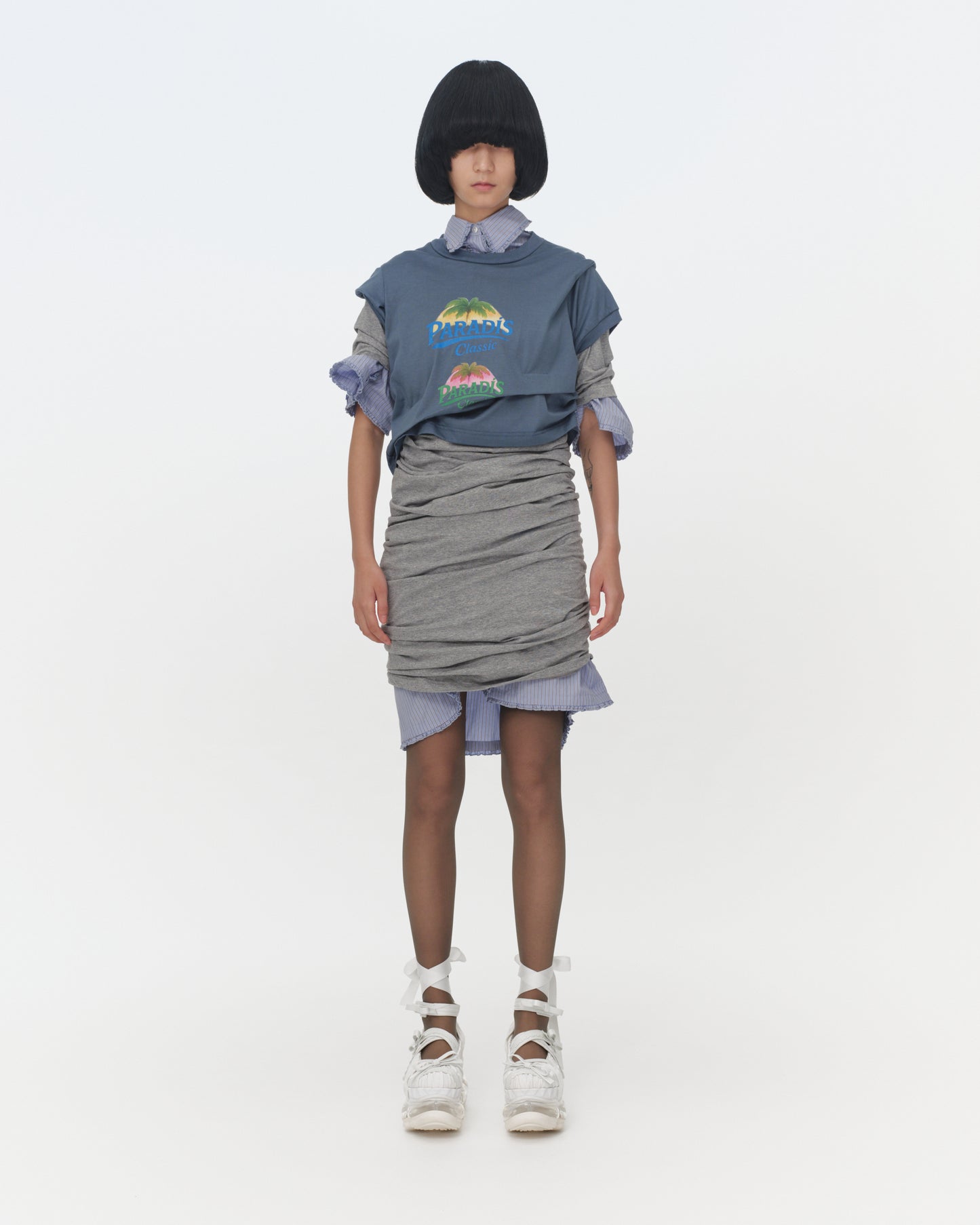 【SS26受注】Confusing T-Shirt / Blue-Gray / MSS26T02