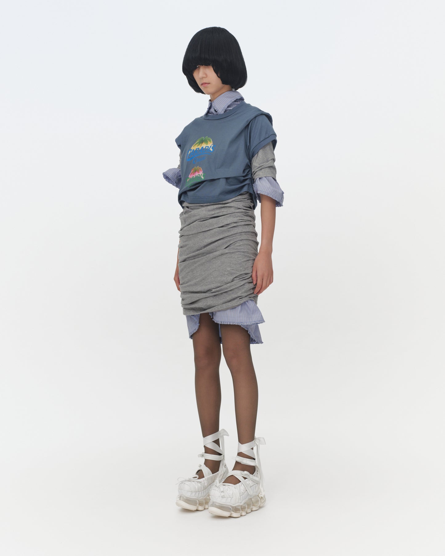 【SS26受注】Confusing T-Shirt / Blue-Gray / MSS26T02