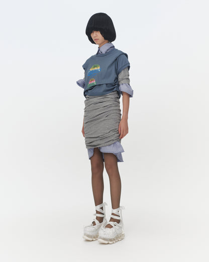 【SS26受注】Confusing T-Shirt / Blue-Gray / MSS26T02