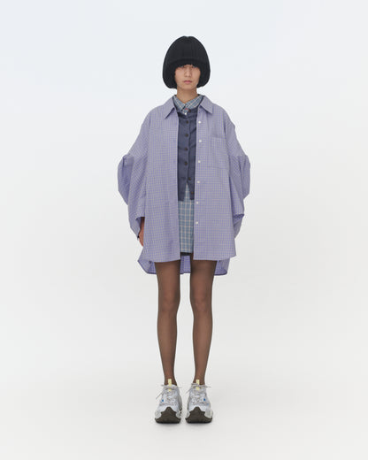 【SS26受注】Layered Garden Shirt / Blue / MSS26B03
