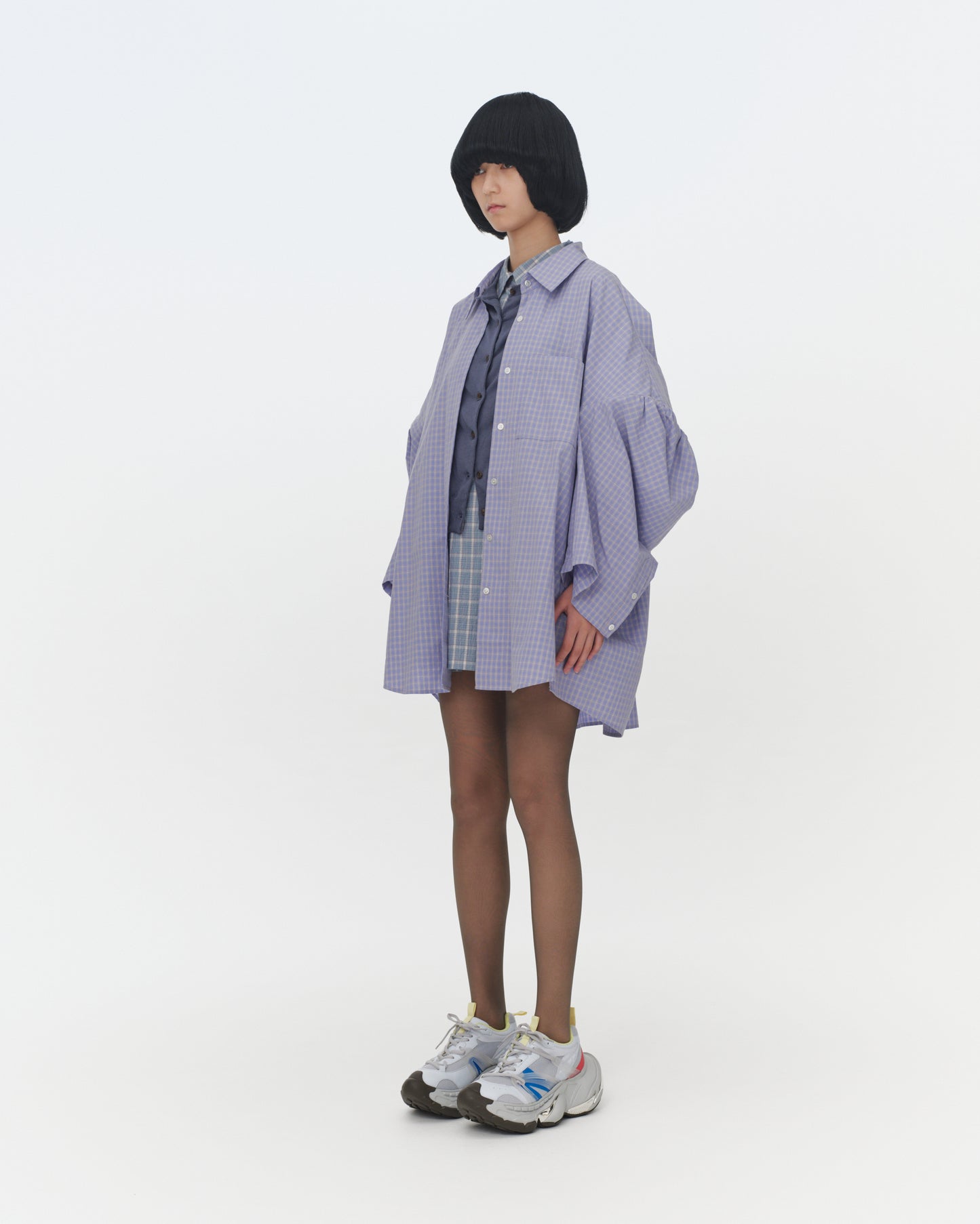 【SS26受注】Layered Garden Shirt / Blue / MSS26B03