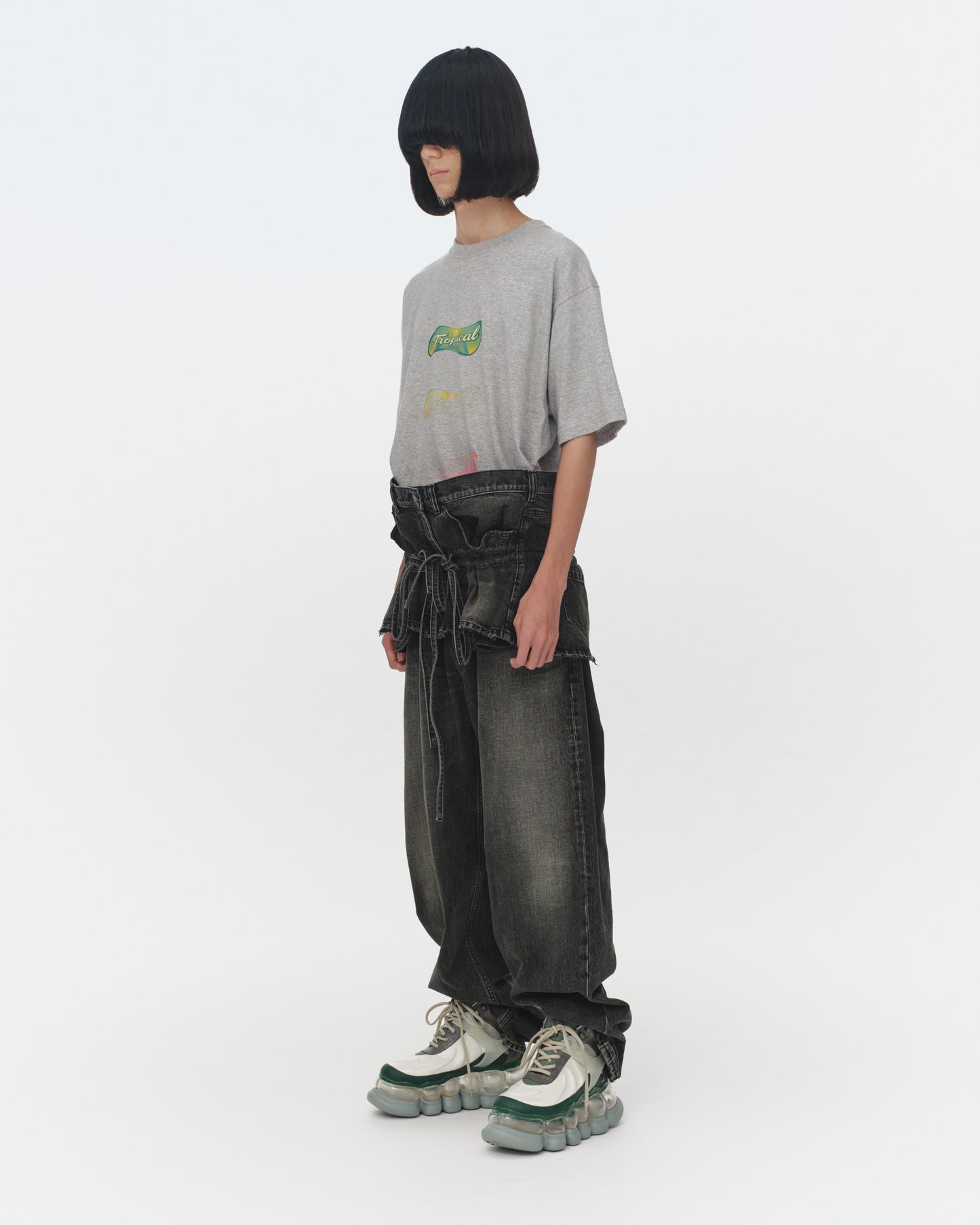 【SS26受注】Souvenir T-Shirt Tropical / Gray / MSS26T06