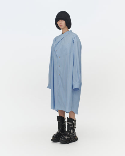 【SS26受注】Kimono Shirt / Blue / MSS26B021