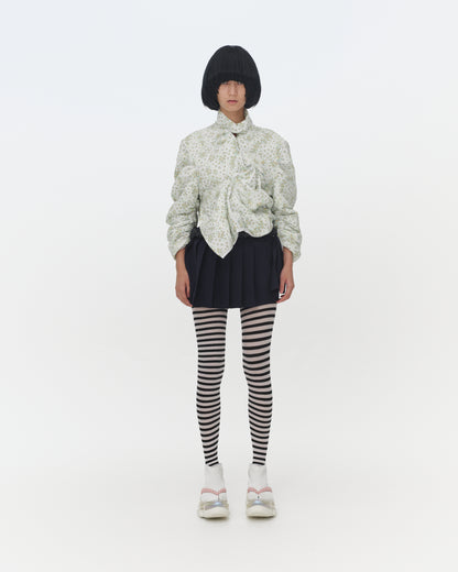 【SS26受注】Shrink Pleats Mini Skirt / Navy / MSS26S02