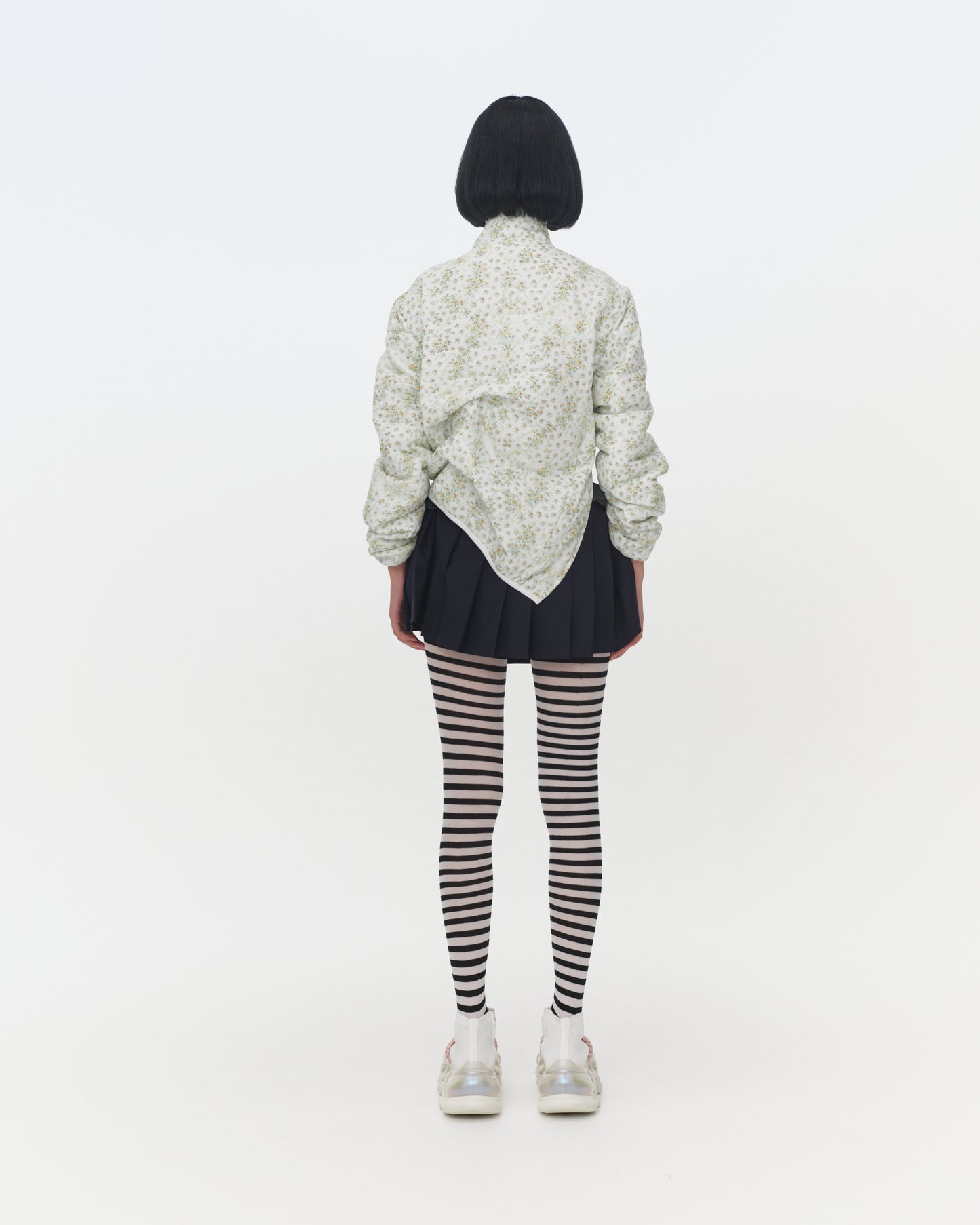 【SS26受注】Confusing Flower Light Down Jacket / Light Green / MSS26JK011