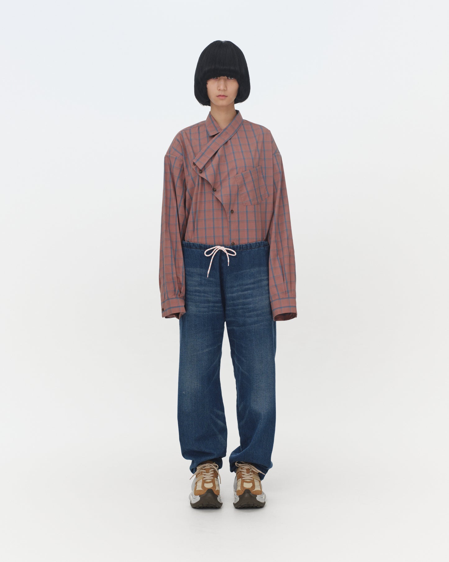 【SS26受注】Kimono Shirt / Brown / MSS26B02