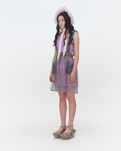 【SS26受注】Sugar Sugar Apron / Purple-Gray / JFSS26APRON01