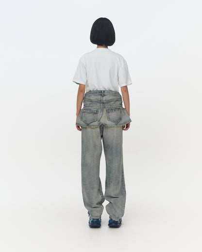 【SS26受注】Mini Denim Skirt / Light Blue / MSS26S01