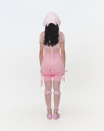 【SS26受注】Nana's Sheer Dress / Pink / JFSS26D021