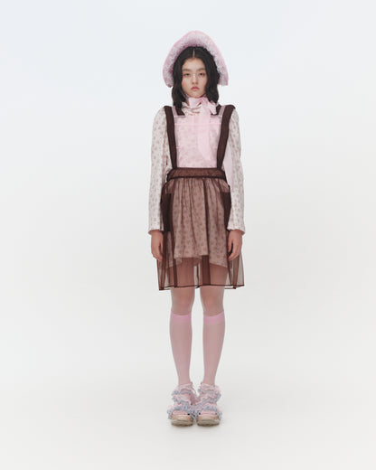[SS26 Order] Sugar Sugar Apron / Pink-Brown / JFSS26APRON01