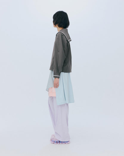 Random Tuck Sailor Shirt / Gray