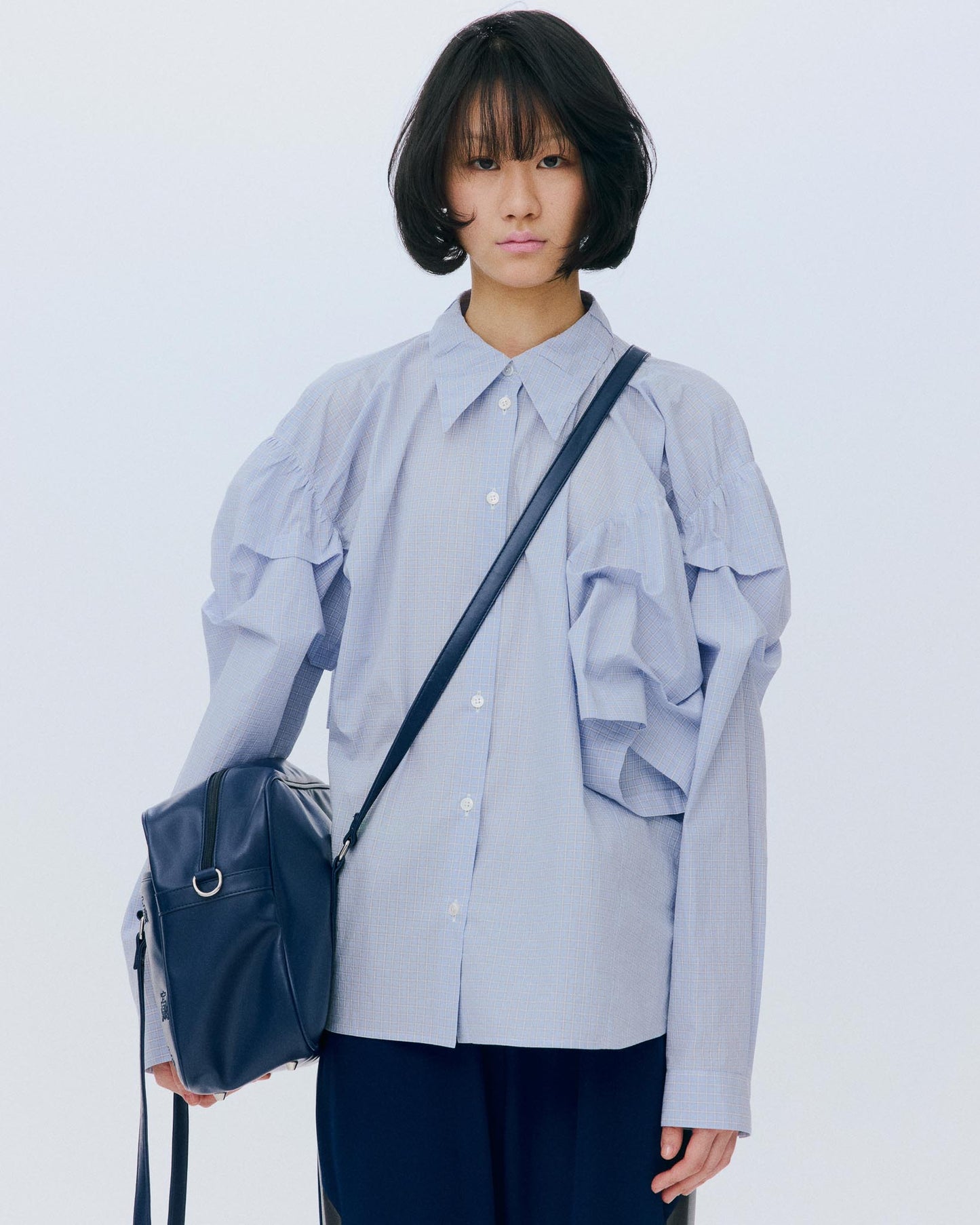 【AW26预购】Confusing长袖衬衫 / 蓝色 / MSAW26B061