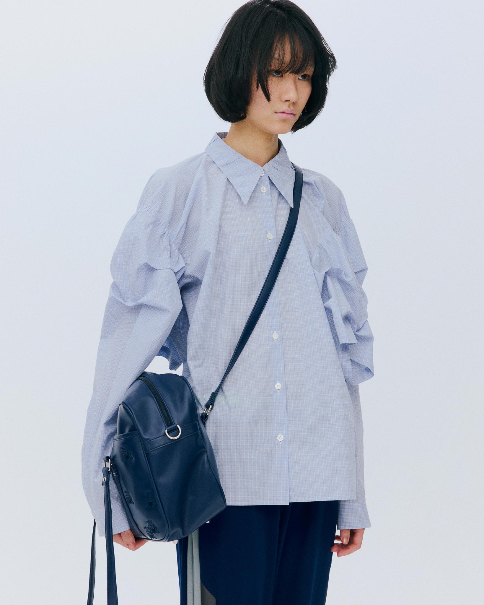 Confusing Long Sleeves Shirt / Blue – MIKIOSAKABE & JennyFax