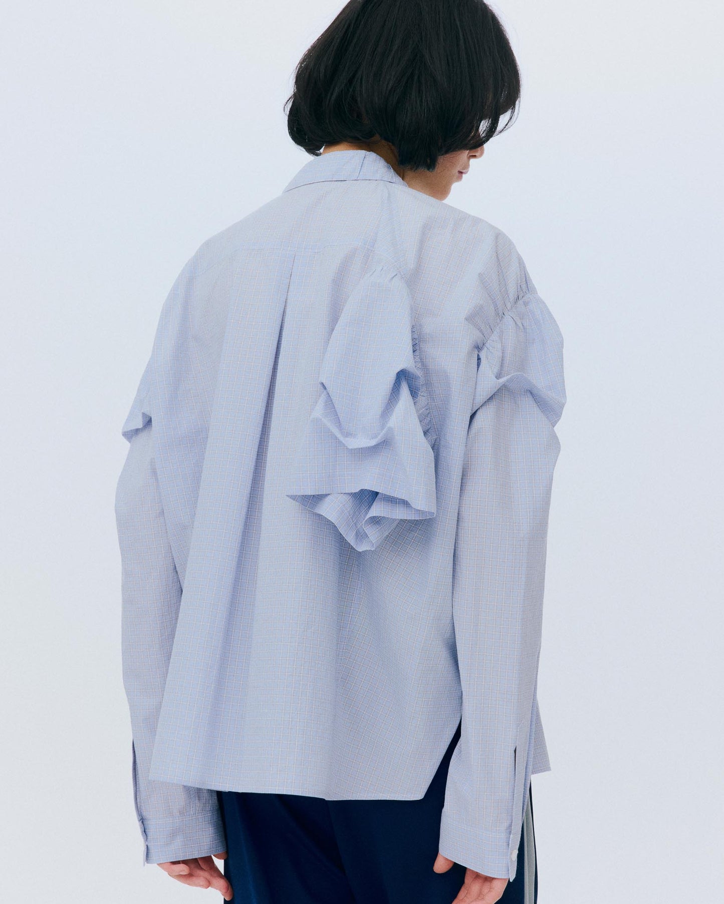 【AW26预购】Confusing长袖衬衫 / 蓝色 / MSAW26B061