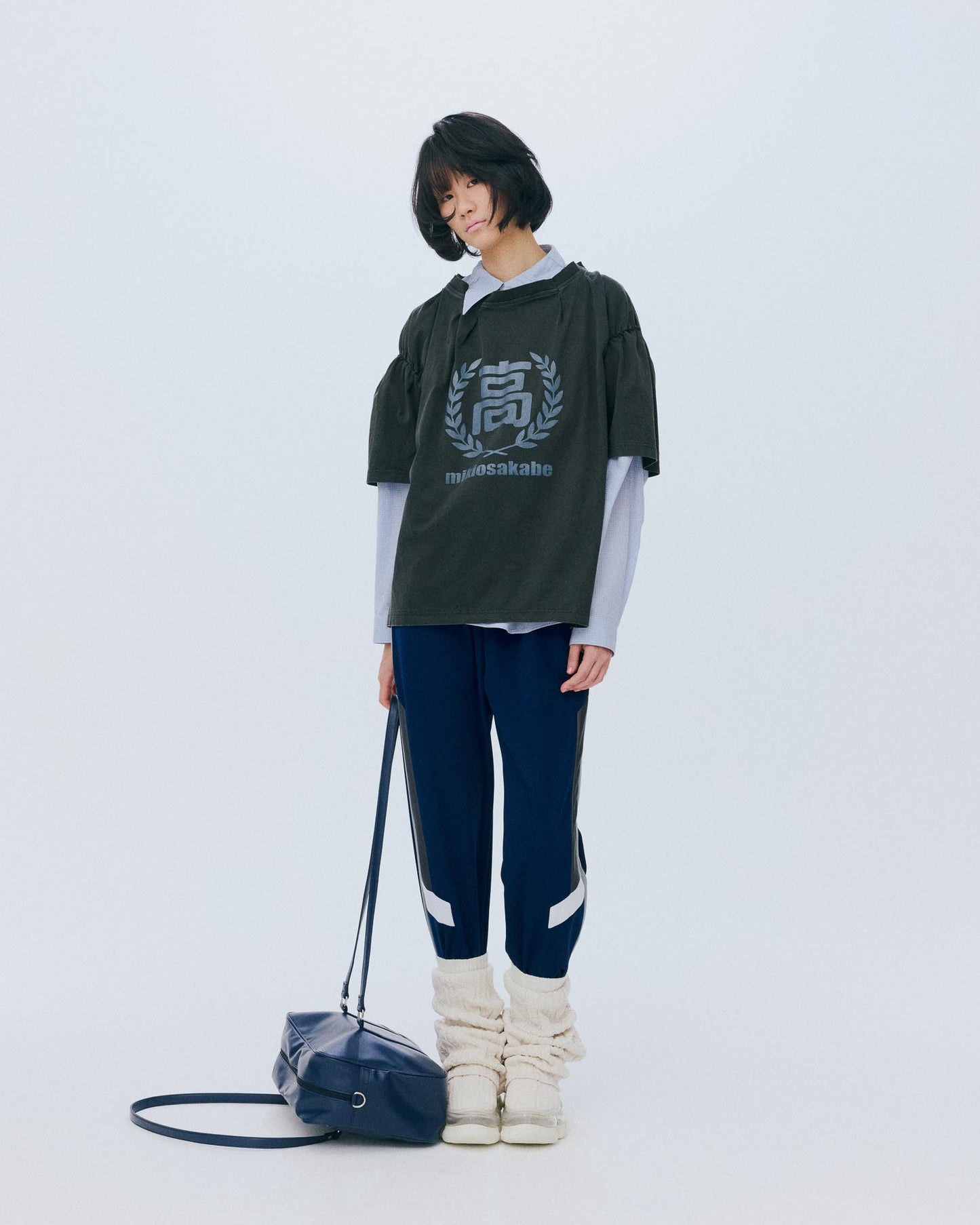 [AW26 Preorder] Abandoned School Bag / Navy / MSAW26BAG01