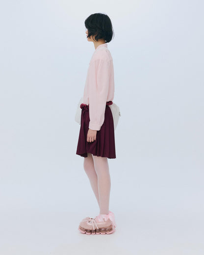 【AW26预购】Random Tuck 衬衫 / 粉色 / MSAW26B01