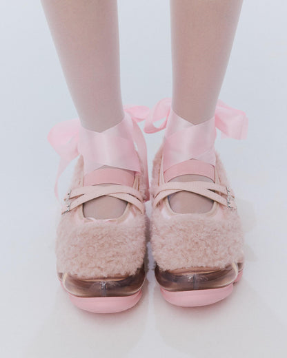 【AW26预购】New Jewelry Fur Ballet / 粉色 / MSAW26SH03