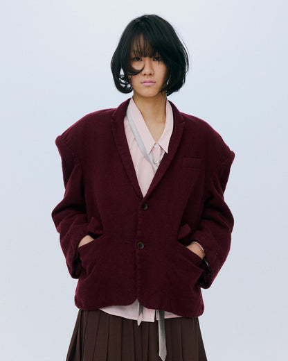 【AW26预购】Random Tuck 衬衫 / 粉色 / MSAW26B01