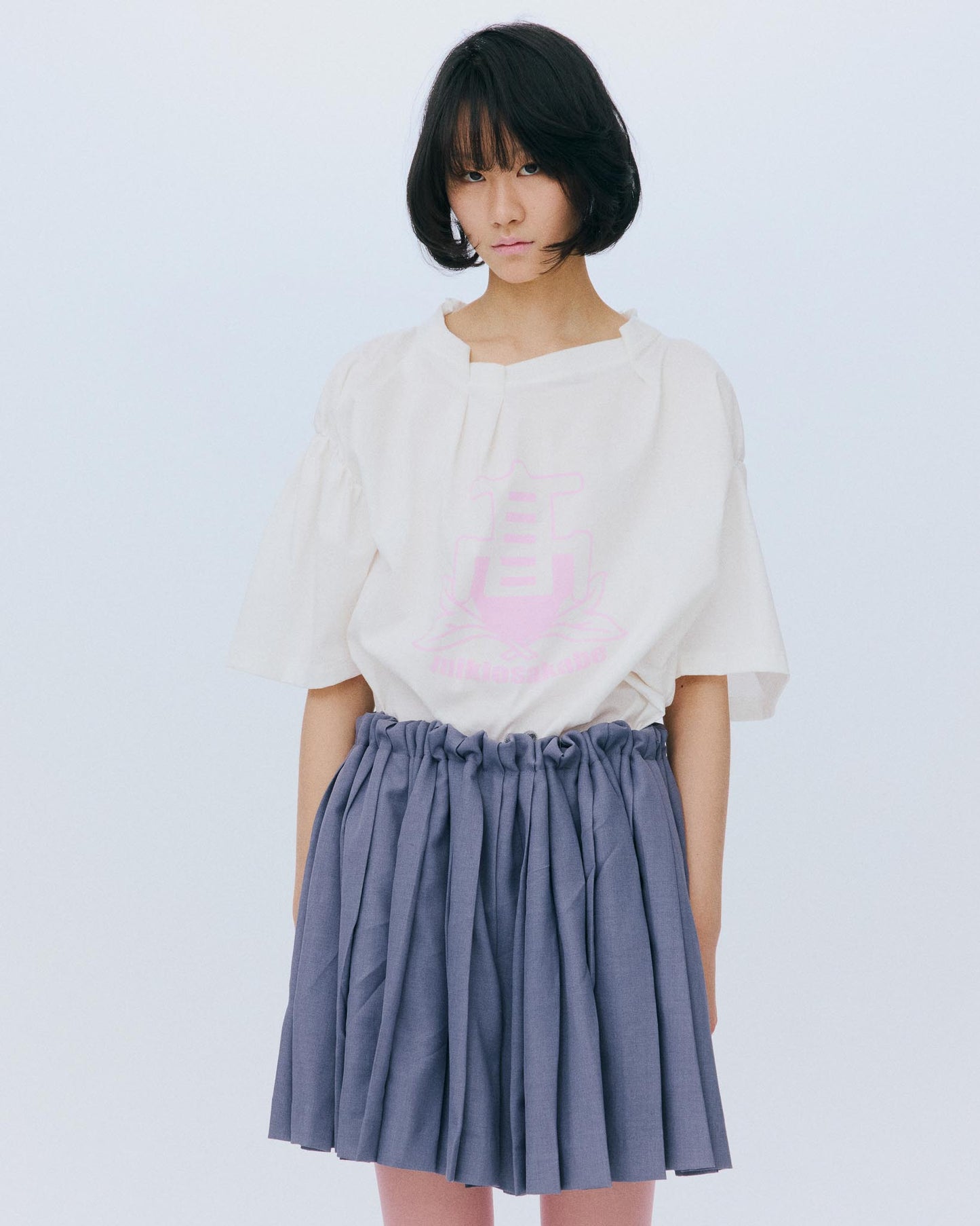 【AW26受注】High School T-Shirt / White / MSAW26T01