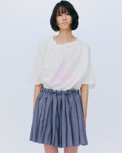 【AW26受注】High School T-Shirt / White / MSAW26T01