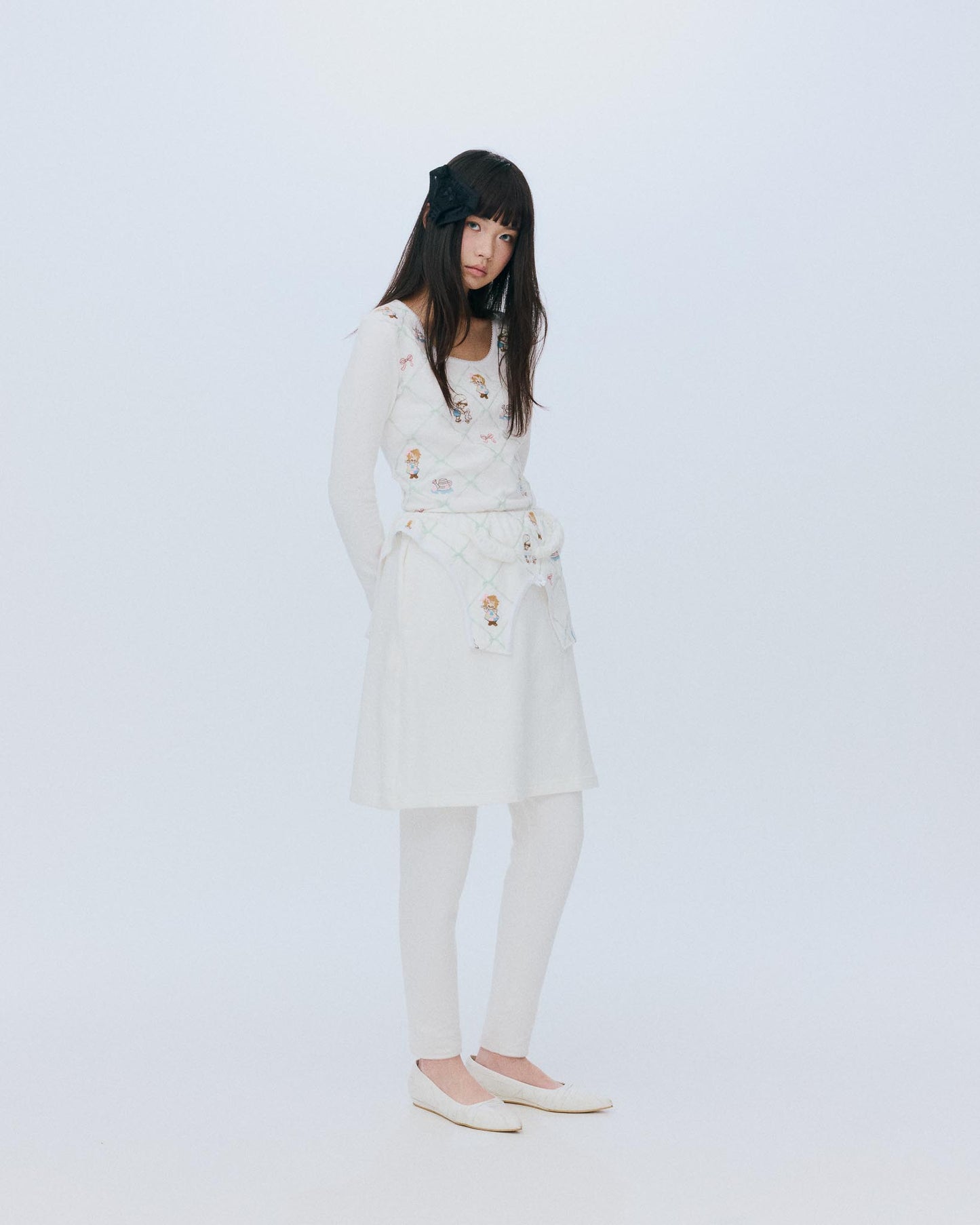 【AW26受注】Mama's Flat / White / JFAW26SH02