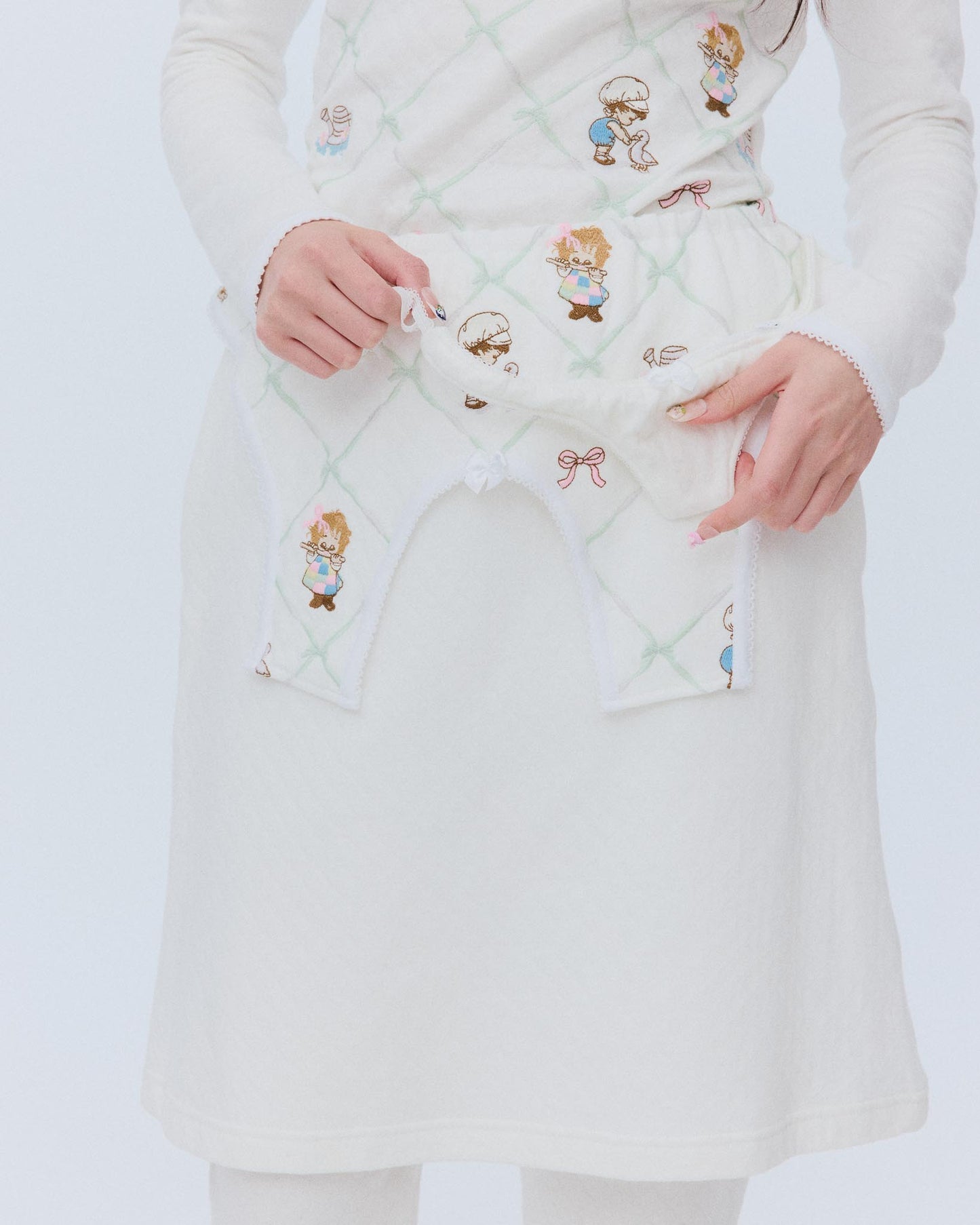 Homewear Skirt / White
