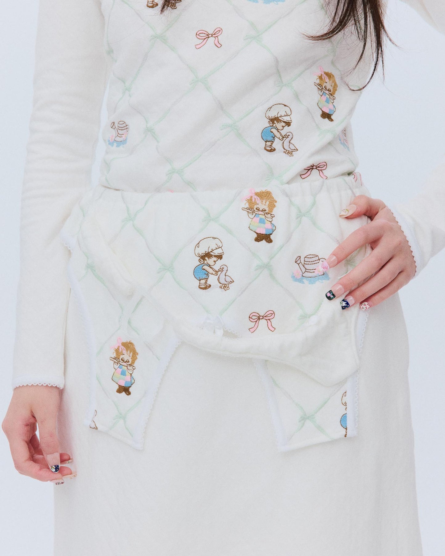 Homewear Skirt / White
