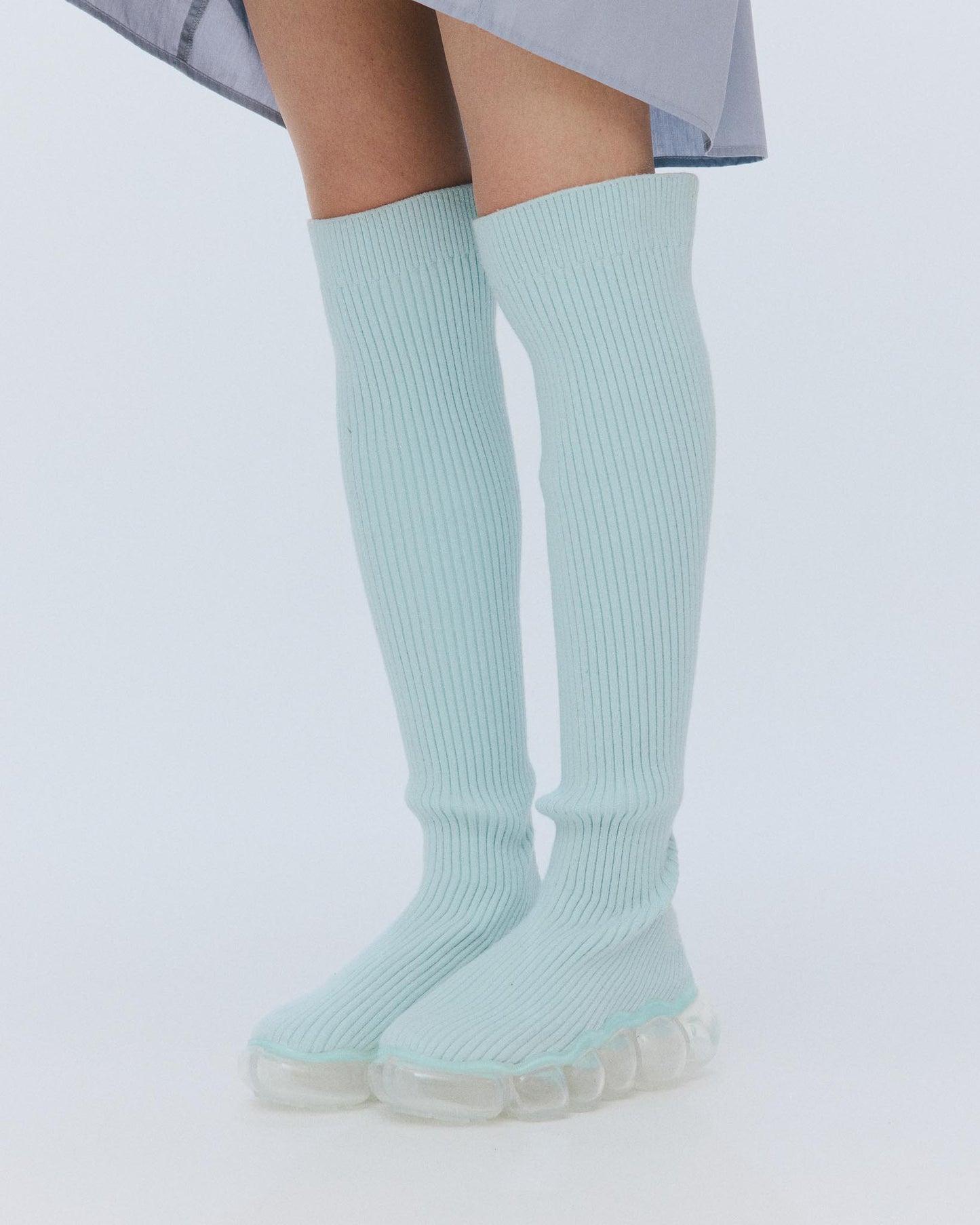 【AW26预购】珠宝长袜 / 薄荷色 / MSAW26SH071