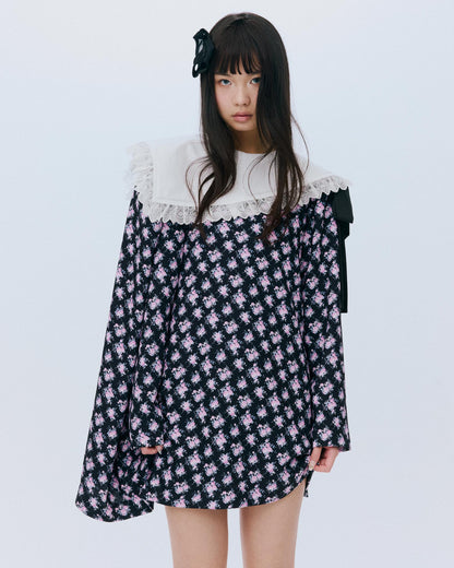 【AW26预购】Piano Girl Flower / 黑色 / JFAW26D031