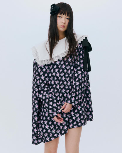 【AW26预购】Piano Girl Flower / 黑色 / JFAW26D031