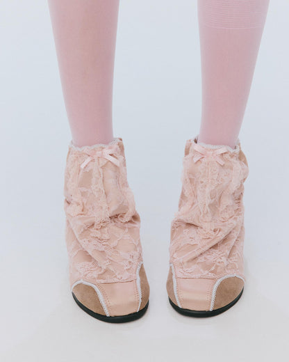 【AW26预购】短筒皮靴 / 米色 / JFAW26SH01