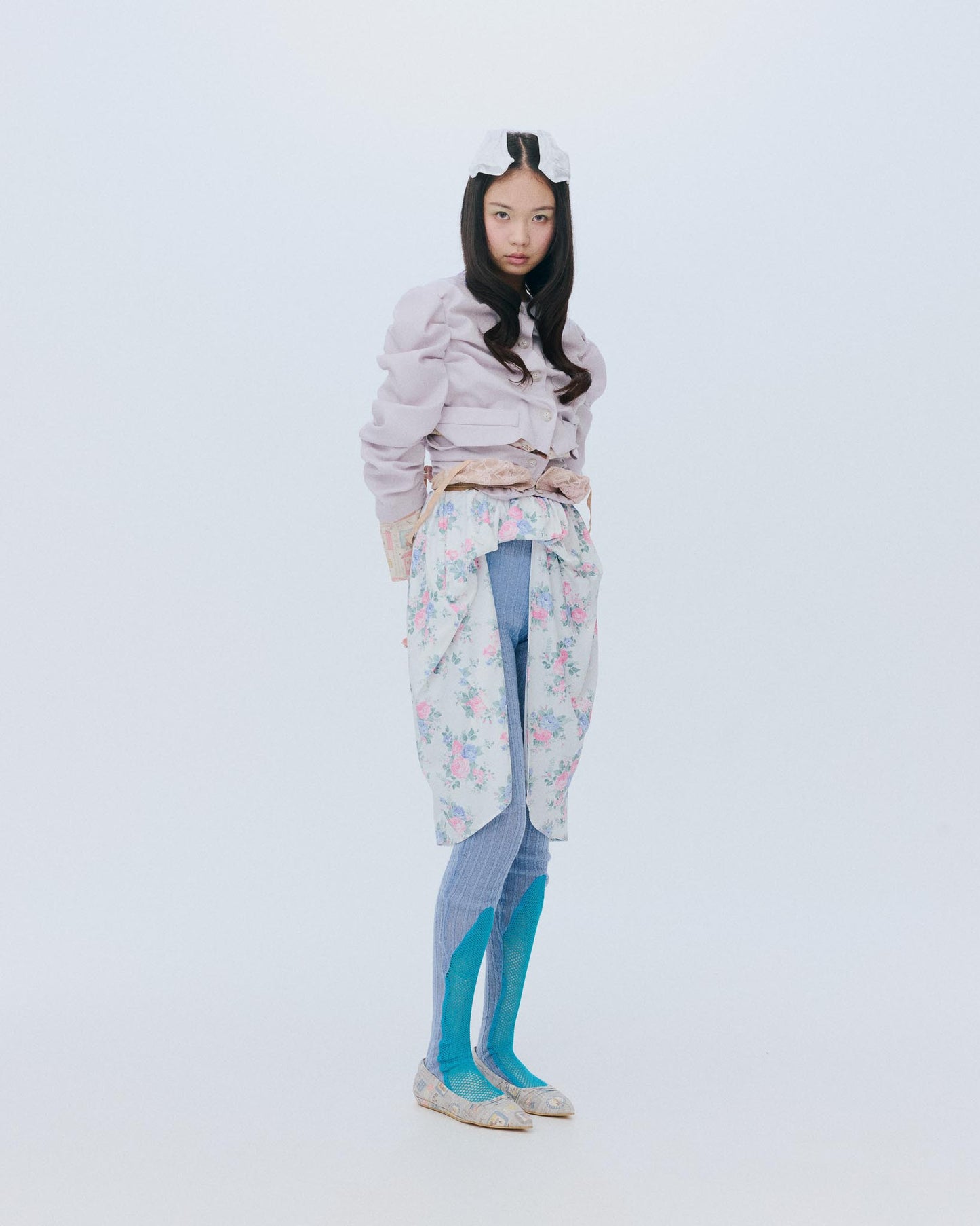 Skirt & Tights / Blue