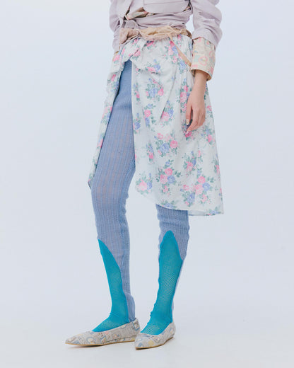 Skirt & Tights / Blue