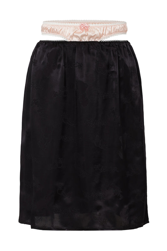 [24AW Pre-order] Sagging Skirt / Black / JFAW24S02