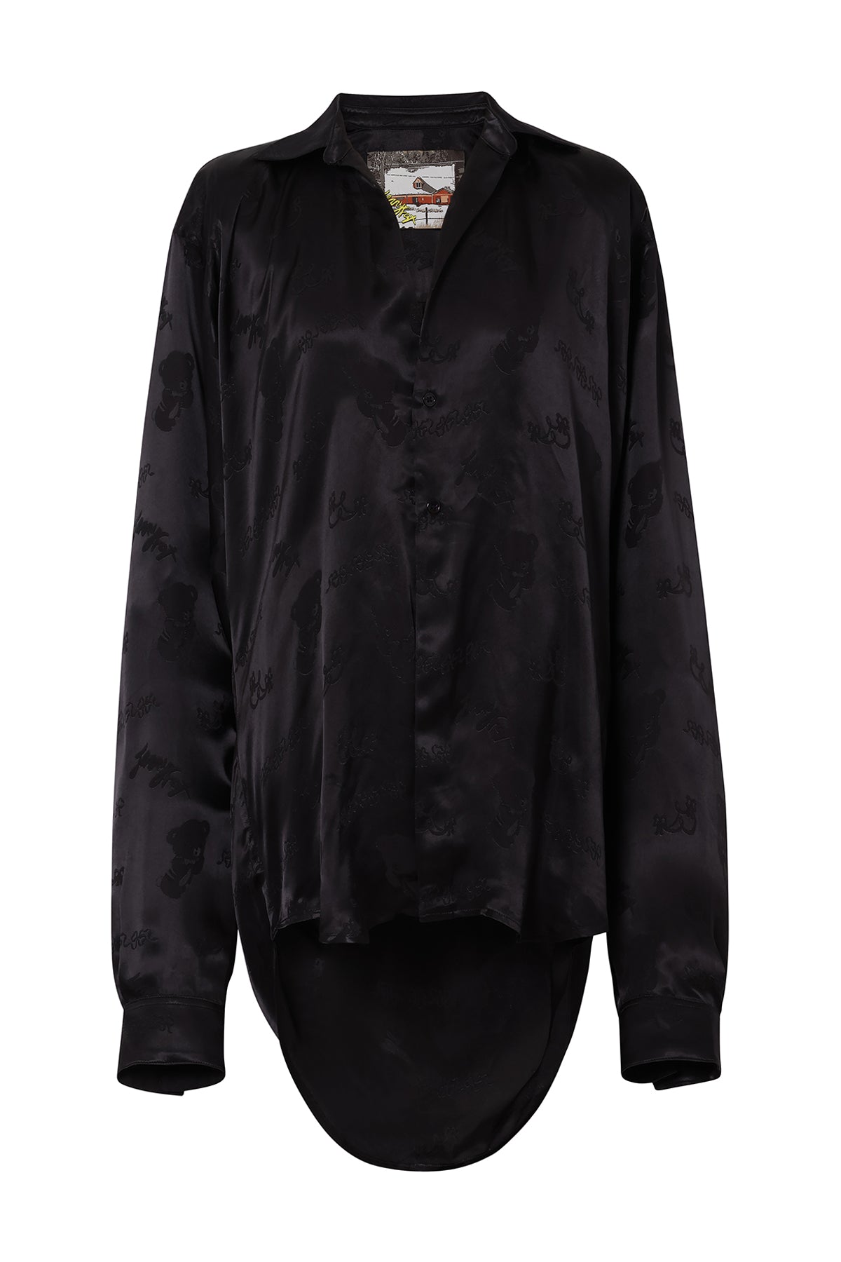 Jf Original Satin Blouse / Black